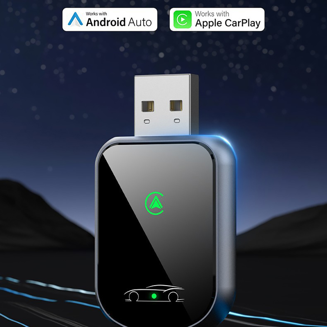 Adaptador 2 em 1 sem fio CarPl - Usb Hub avaliação e preço