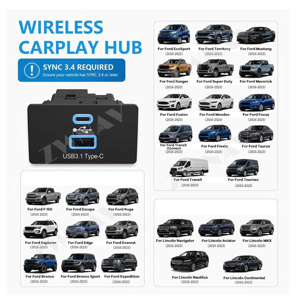 Adaptador Wireless CarPlay And - Usb C Hub avaliação e preço