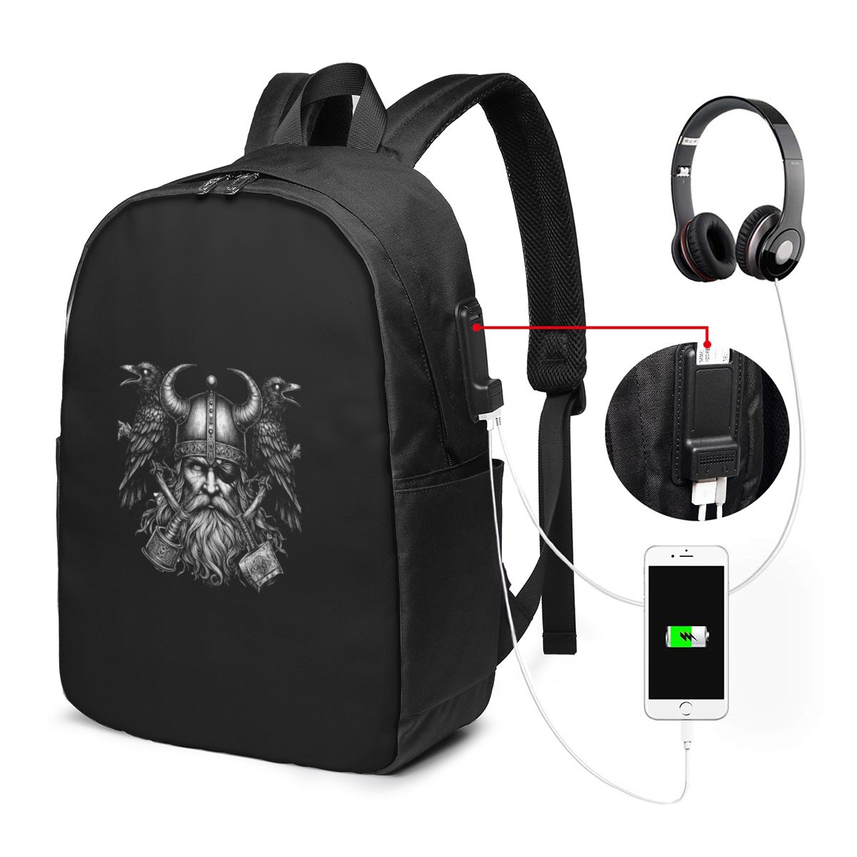 Mochila Odin Vikings, Lenda Vi - Laptop Bag avaliação e preço