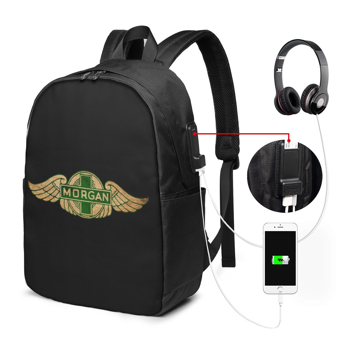 Mochila Morgan Motor Car Compa - Laptop Bag avaliação e preço
